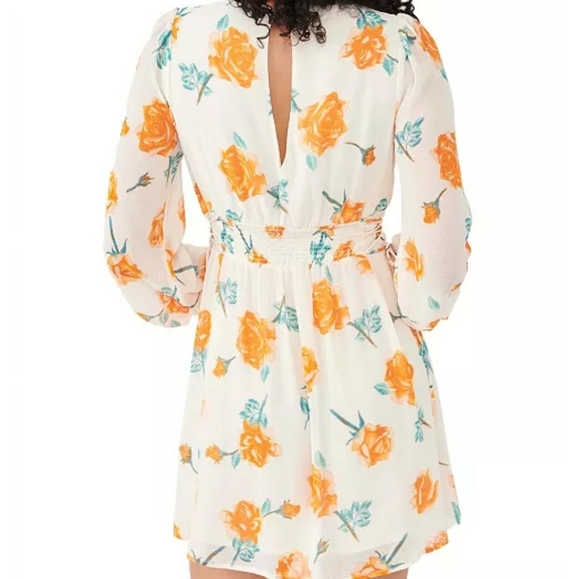 Free People Samantha Lace-up Dress Ivory Combo - Picture 2 of 6